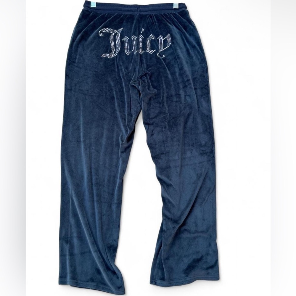 Juicy Couture Black Velvet Fleece Pants